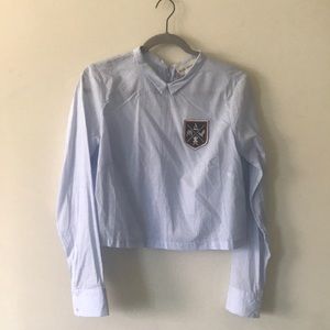 Rachel Antonoff cropped schoolgirl blouse